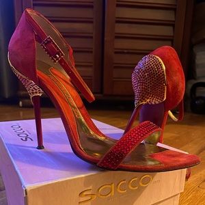 Francesco Sacco Rosso Heels size 38